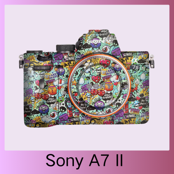 Corpo da Sony  A7 II  - Pele câmera, adesivo câmera - com alta resistência a arranhões, à prova d'água e com design elegante.